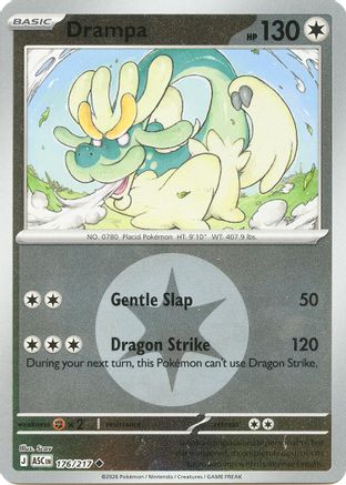 Drampa (Energy Symbol Pattern) (176) Reverse Holofoil [ME Ascended Heroes] Pokemon Single Pokémon