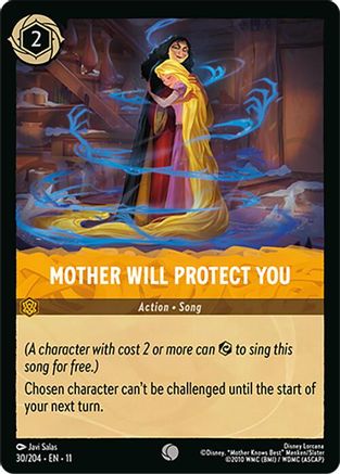 Mother Will Protect You (30/204) [Winterspell] Lorcana Single Disney