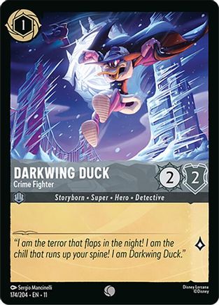 Darkwing Duck - Crime Fighter (174/204) [Winterspell] Lorcana Single Disney
