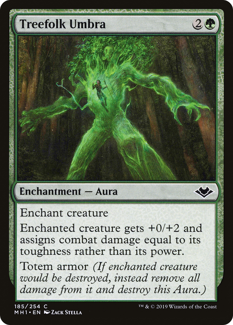 Treefolk Umbra (MH1-185) [Modern Horizons] MTG Single Modern Horizons