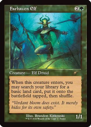 Farhaven Elf (WPN-002) [Misc] WPN & Gateway Promos MTG Single Wizards of the Coast