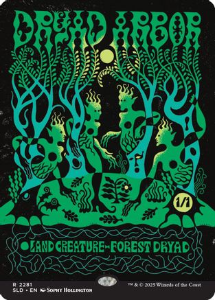 Dryad Arbor (SLD-2281) [Secret Lair] Drop Series MTG Single Wizards of the Coast