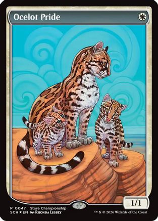Ocelot Pride (GAME-047) [Misc] Game Day & Store Championship Promos Foil MTG Single Game Day & Store Championship Promos