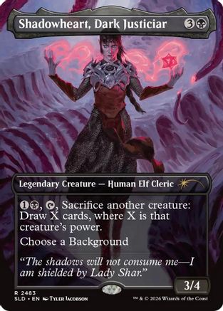 Shadowheart, Dark Justiciar (SLD-2483) [Secret Lair] Drop Series MTG Single Wizards of the Coast