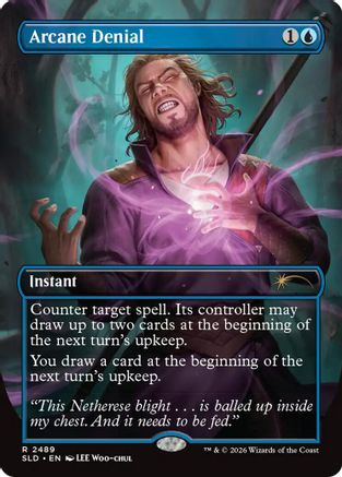 Arcane Denial (2489) (SLD-2489) [Secret Lair] Drop Series Foil MTG Single Wizards of the Coast