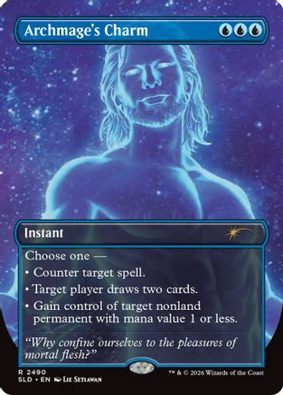 Archmage's Charm (SLD-2490) [Secret Lair] Drop Series MTG Single Wizards of the Coast