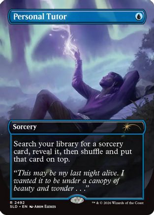 Personal Tutor (SLD-2492) [Secret Lair] Drop Series MTG Single Wizards of the Coast