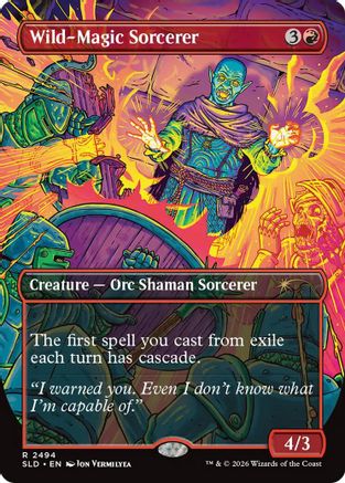 Wild-Magic Sorcerer (SLD-2494) [Secret Lair] Drop Series MTG Single Wizards of the Coast