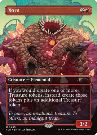 Xorn (2495) (SLD-2495) [Secret Lair] Drop Series MTG Single Wizards of the Coast