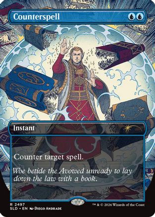 Counterspell (2497) (SLD-2497) [Secret Lair] Drop Series Foil MTG Single Wizards of the Coast