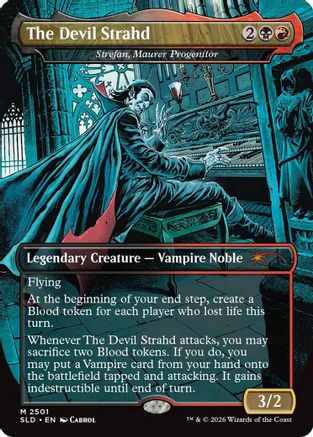 The Devil Strahd - Strefan, Maurer Progenitor (SLD-2501) [Secret Lair] Drop Series Foil MTG Single Wizards of the Coast