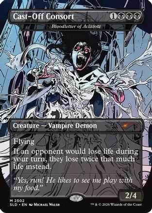 Cast-Off Consort - Bloodletter of Aclazotz (SLD-2502) [Secret Lair] Drop Series MTG Single Wizards of the Coast