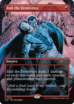 End the Festivities (SLD-2503) [Secret Lair] Drop Series Foil MTG Single Wizards of the Coast