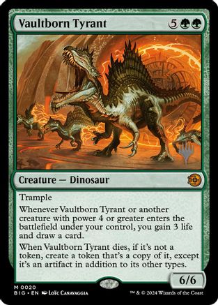 Vaultborn Tyrant (PPECL-020) [Promo Pack: Lorwyn Eclipsed] Foil MTG Single Promo Pack: Lorwyn Eclipsed
