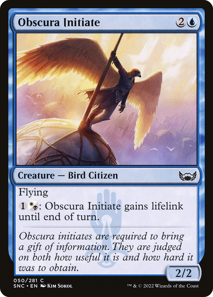 Obscura Initiate (SNC-050) [Streets of New Capenna] MTG Single Wizards of the Coast
