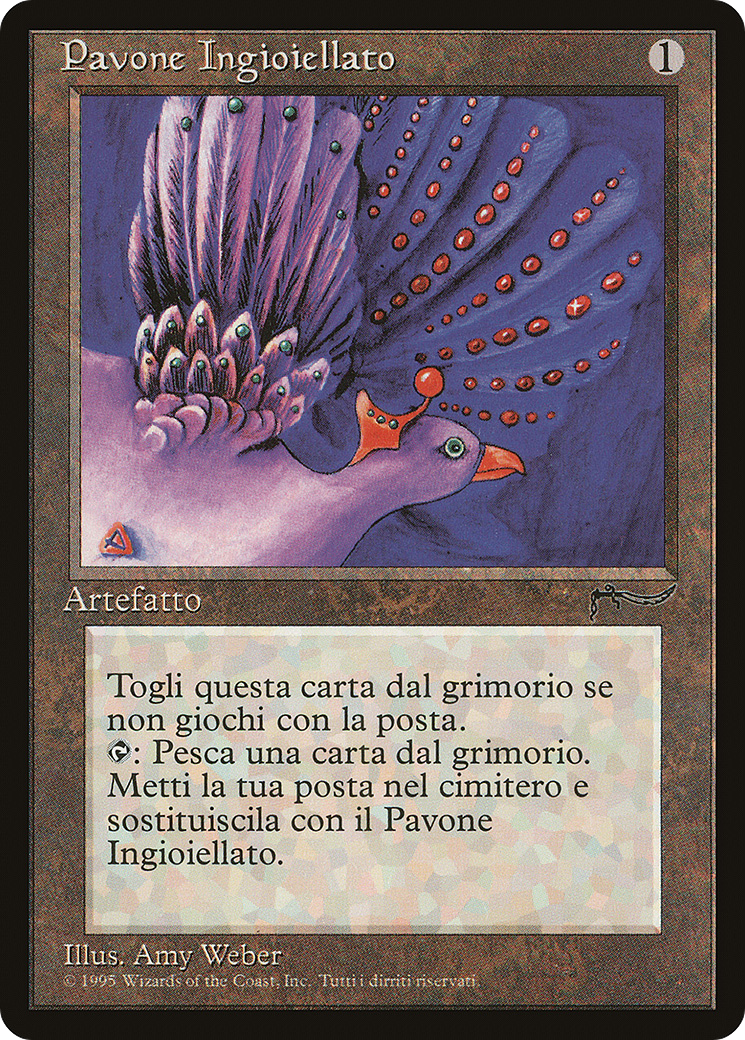 Jeweled Bird (Italian) - "Pavone Ingioiellato" (REN-) [Misc] Rinascimento MTG Single Wizards of the Coast