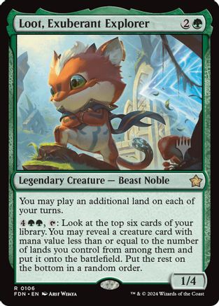 Loot, Exuberant Explorer (PPECL-106) [Promo Pack: Lorwyn Eclipsed] Foil MTG Single Wizards of the Coast