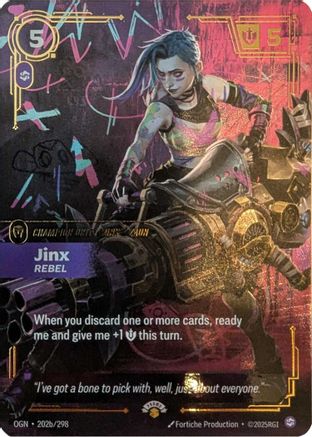 Jinx - Rebel (202/298) [Riftbound Promotional Cards] Foil Riftbound Singles Riot Games