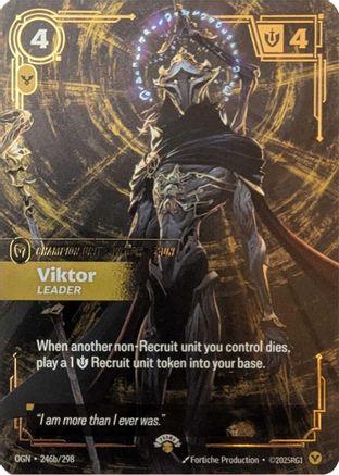 Viktor - Leader (246a/298) [Riftbound Promotional Cards] Foil Riftbound Singles Riot Games