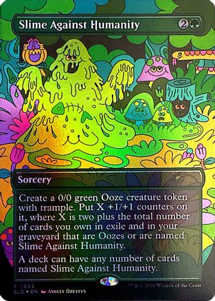 Slime Against Humanity (7083) (SLD-7083) [Secret Lair] Drop Series Foil MTG Single Wizards of the Coast