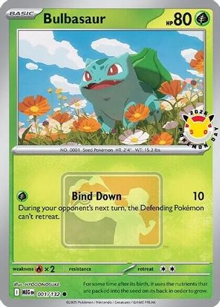 Bulbasaur (Pokemon Day 2026) (1) Holofoil [Misc: Cards & Products] Pokemon Single Pokémon