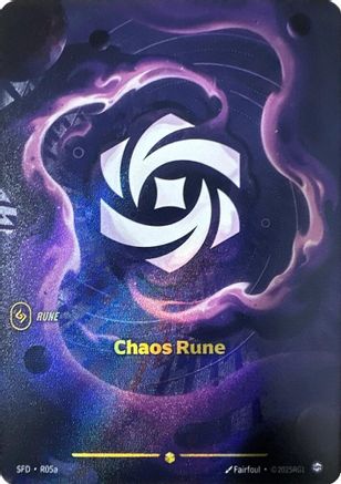Chaos Rune (Alternate Art) (R05a) [Spiritforged] Foil Riftbound Singles Riot Games