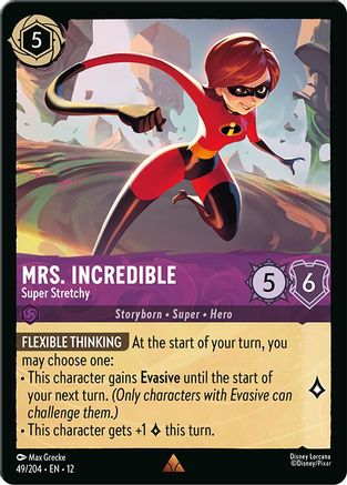 Mrs. Incredible - Super Stretchy (49/204) [Wilds Unknown] Lorcana Single Disney