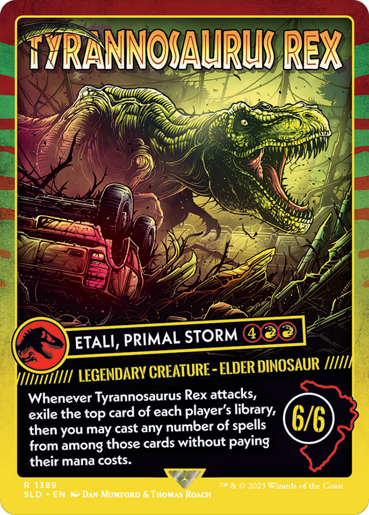 Tyrannosaurus Rex - Etali, Primal Storm (SLD-1389) [Secret Lair] Drop (Borderless) MTG Single Wizards of the Coast