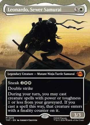 Leonardo, Sewer Samurai (TMT-215) [Teenage Mutant Ninja Turtles] MTG Single Wizards of the Coast