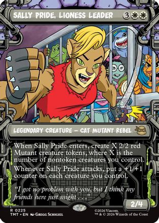 Sally Pride, Lioness Leader (TMT-225) [Teenage Mutant Ninja Turtles] MTG Single Wizards of the Coast