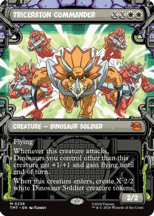 Triceraton Commander (TMT-226) [Teenage Mutant Ninja Turtles] MTG Single Wizards of the Coast