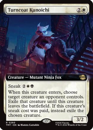 Turncoat Kunoichi (TMT-260) [Teenage Mutant Ninja Turtles] MTG Single Wizards of the Coast