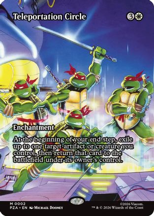Teleportation Circle (PZA-002) [Teenage Mutant Ninja Turtles Eternal-Legal] MTG Single Wizards of the Coast