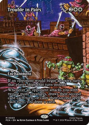 Trouble in Pairs (PZA-003) [Teenage Mutant Ninja Turtles Eternal-Legal] MTG Single Wizards of the Coast