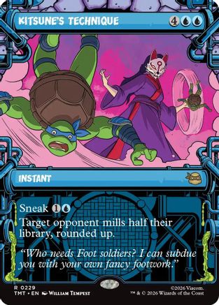 Kitsune's Technique (TMT-229) [Teenage Mutant Ninja Turtles] MTG Single Wizards of the Coast