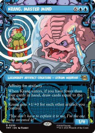 Krang, Master Mind (TMT-230) [Teenage Mutant Ninja Turtles] MTG Single Wizards of the Coast