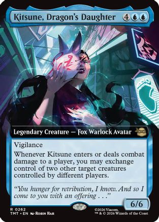 Kitsune, Dragon's Daughter (TMT-262) [Teenage Mutant Ninja Turtles] MTG Single Wizards of the Coast