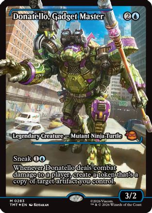 Donatello, Gadget Master (TMT-283) [Teenage Mutant Ninja Turtles] Foil MTG Single Wizards of the Coast