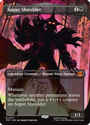 Super Shredder (TMT-217) [Teenage Mutant Ninja Turtles] MTG Single Wizards of the Coast