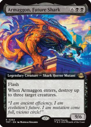 Armaggon, Future Shark (TMT-264) [Teenage Mutant Ninja Turtles] MTG Single Wizards of the Coast