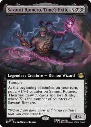 Savanti Romero, Time's Exile (TMT-267) [Teenage Mutant Ninja Turtles] MTG Single Wizards of the Coast