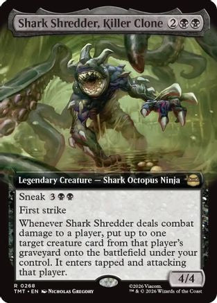 Shark Shredder, Killer Clone (TMT-268) [Teenage Mutant Ninja Turtles] MTG Single Wizards of the Coast