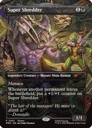 Super Shredder (UMP-001) [Misc] Unique and Miscellaneous Promos Foil MTG Single Wizards of the Coast