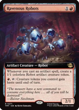 Ravenous Robots (TMT-271) [Teenage Mutant Ninja Turtles] MTG Single Wizards of the Coast