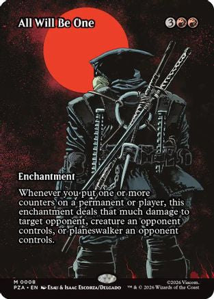 All Will Be One (PZA-008) [Teenage Mutant Ninja Turtles Eternal-Legal] Foil MTG Single Wizards of the Coast