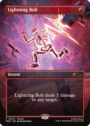 Lightning Bolt (UMP-002) [Misc] Unique and Miscellaneous Promos MTG Single Wizards of the Coast