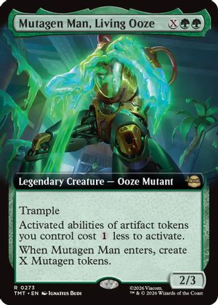 Mutagen Man, Living Ooze (TMT-273) [Teenage Mutant Ninja Turtles] Foil MTG Single Wizards of the Coast