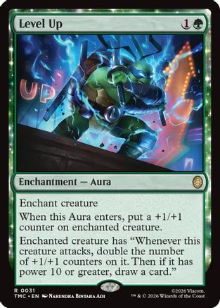 Level Up (TMC-031) [Commander: Teenage Mutant Ninja Turtles] MTG Single Wizards of the Coast