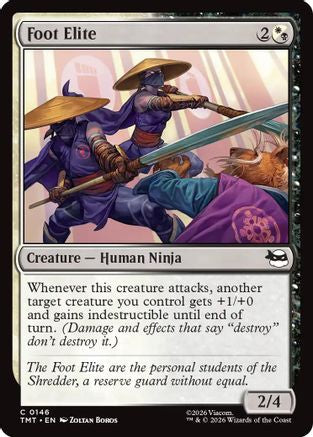 Foot Elite (TMT-146) [Teenage Mutant Ninja Turtles] MTG Single Wizards of the Coast