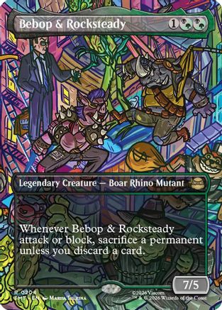Bebop & Rocksteady (TMT-204) [Teenage Mutant Ninja Turtles] MTG Single Wizards of the Coast